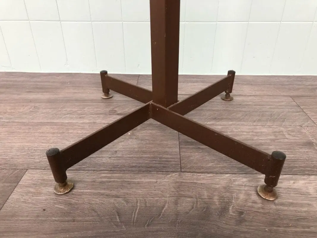 Appendiabiti vintage da terra in metallo anni 50 - immagine 3