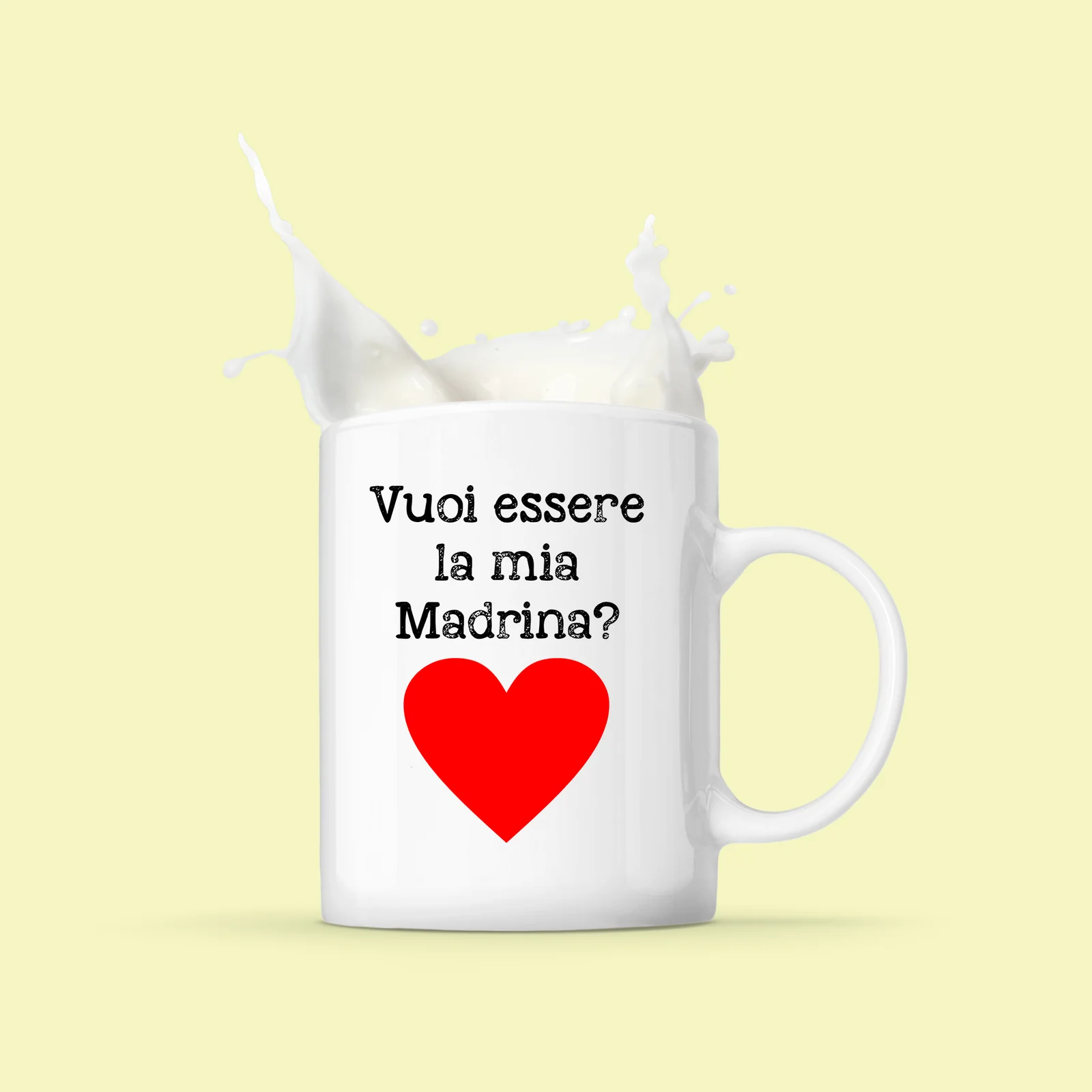 Tazza Madrina Vuoi essere la mia madrina? Mug 11OZ Idea Regalo Madrina - immagine 3