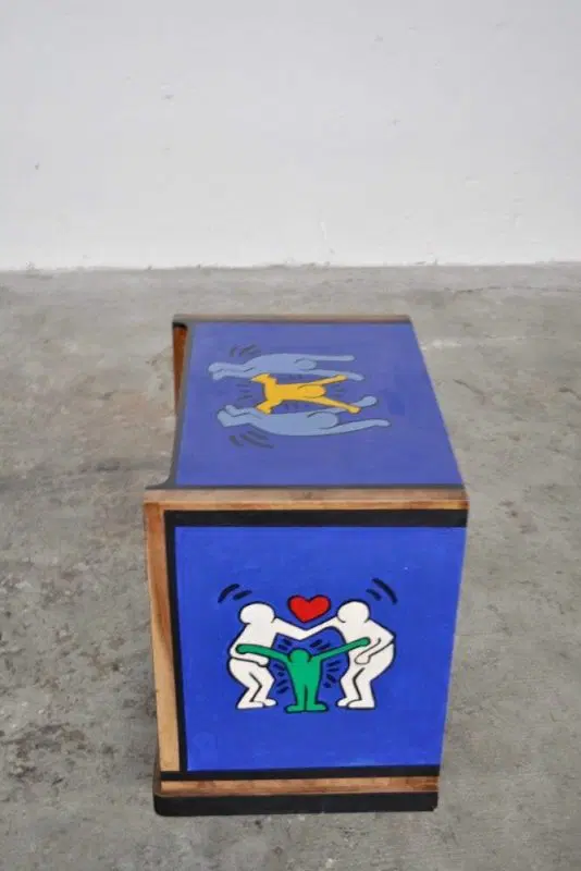 Cassettiere italiane in noce, anni 1980, Set di 2 - immagine 6