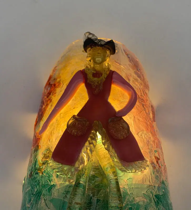 Applique Murano A.V.E.M. vetro stratificato 1950 RARITA’ - immagine 4