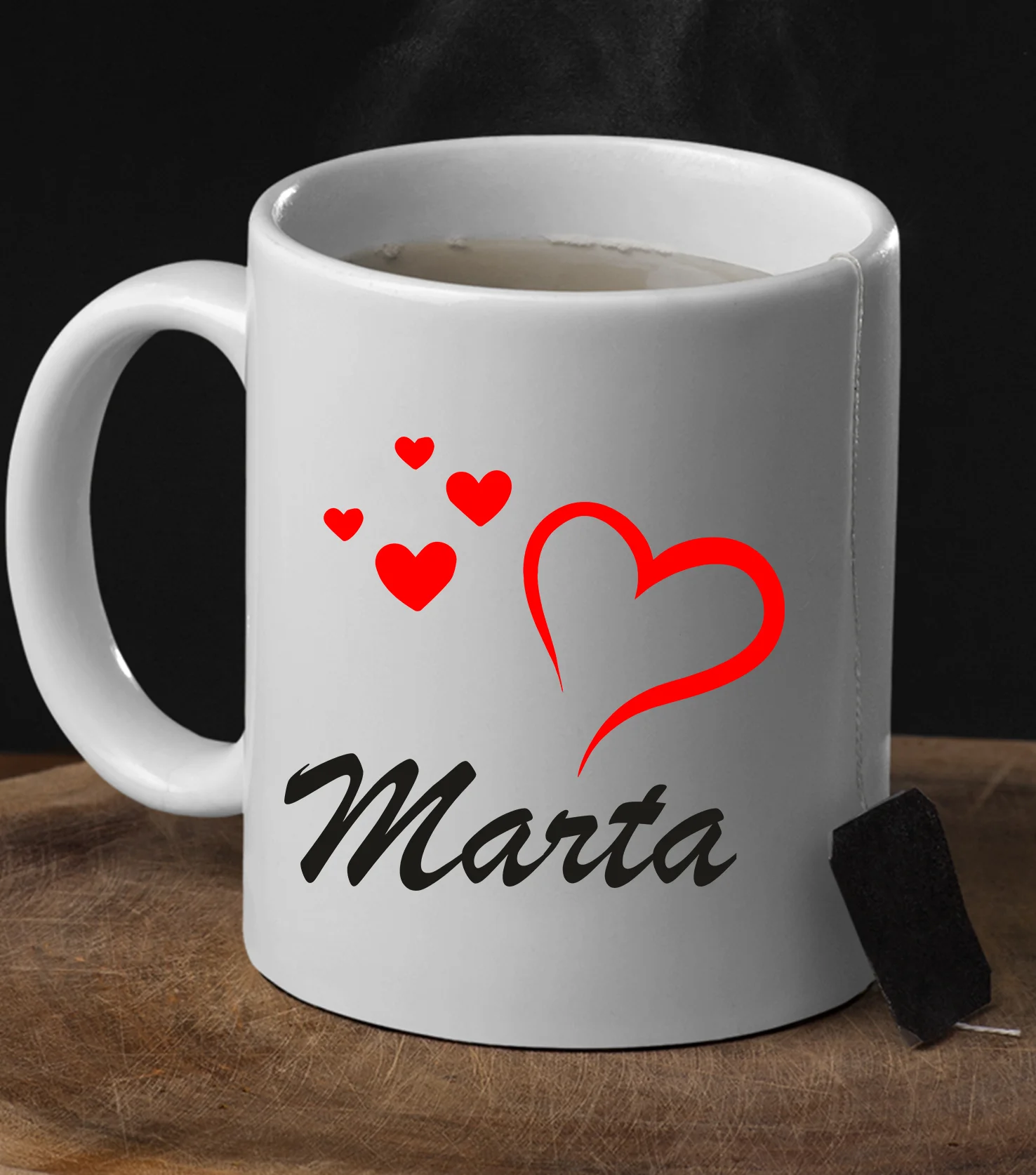 Coppia Tazze Mug Sanvalentino Personalizzabile Love Couple Personalizza con nome Amore Innamorati Fidanzati Regalo Lui e Lei - immagine 4