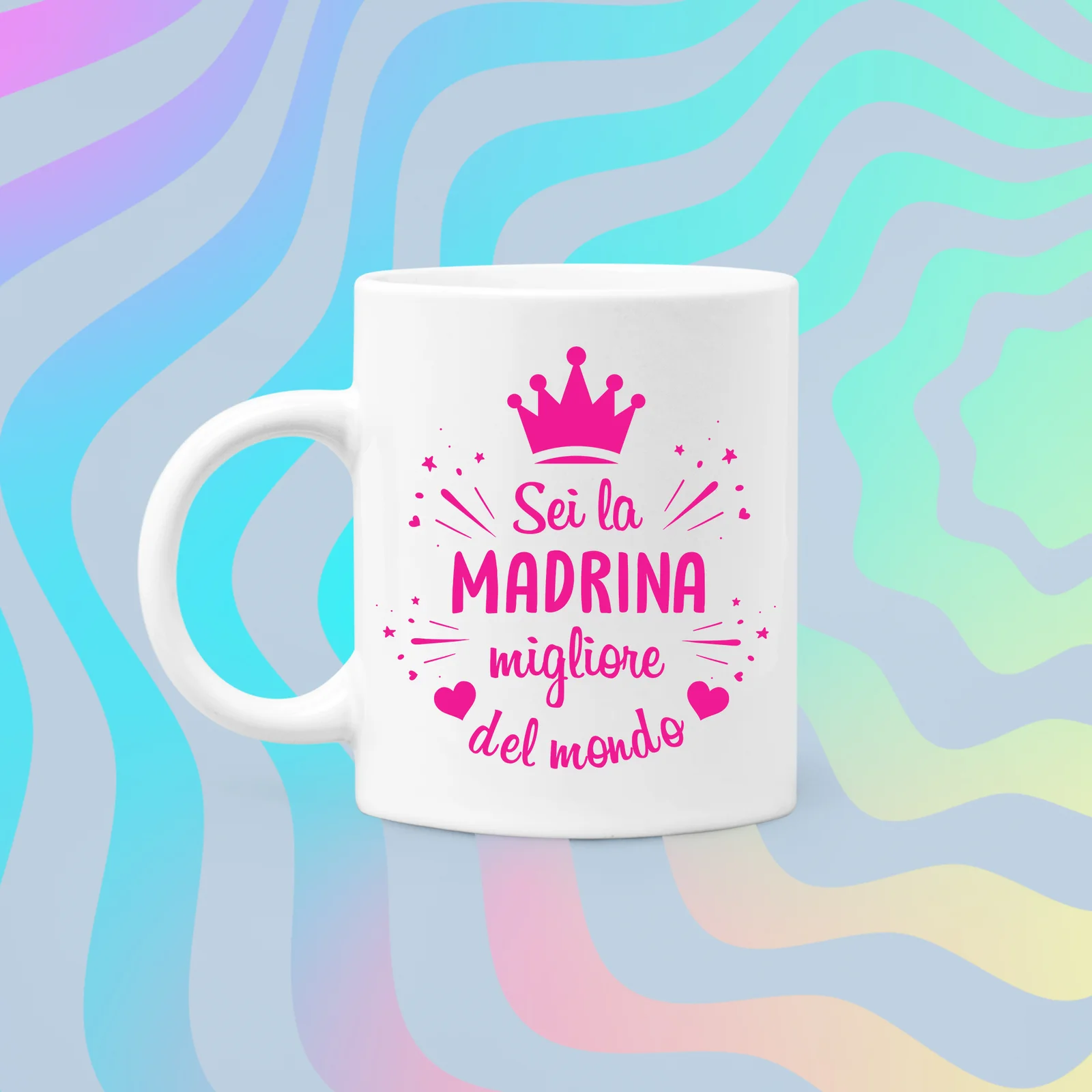 Tazza Madrina Migliore del Mondo Mug 11OZ Idea Regalo Madrina - immagine 5