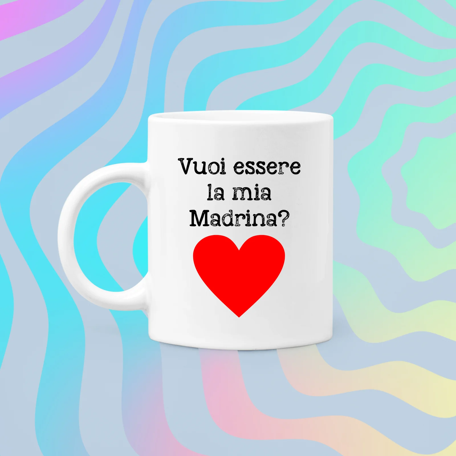 Tazza Madrina Vuoi essere la mia madrina? Mug 11OZ Idea Regalo Madrina - immagine 5