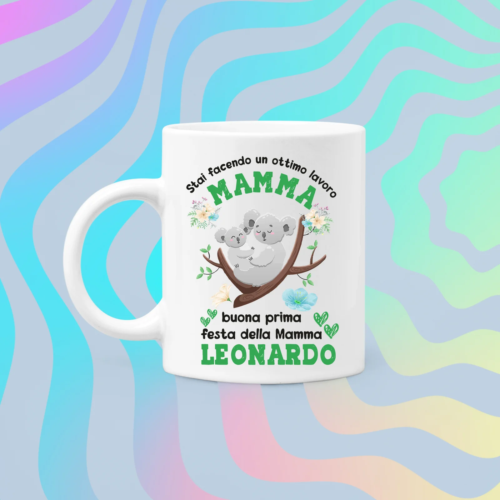 Tazza Mamma PERSONALIZZABILE Festa della Mamma Stai facendo un ottimo lavoro Mamma Buona Prima Festa della Mamma Mug 11OZ Idea Regalo Mamma - immagine 4