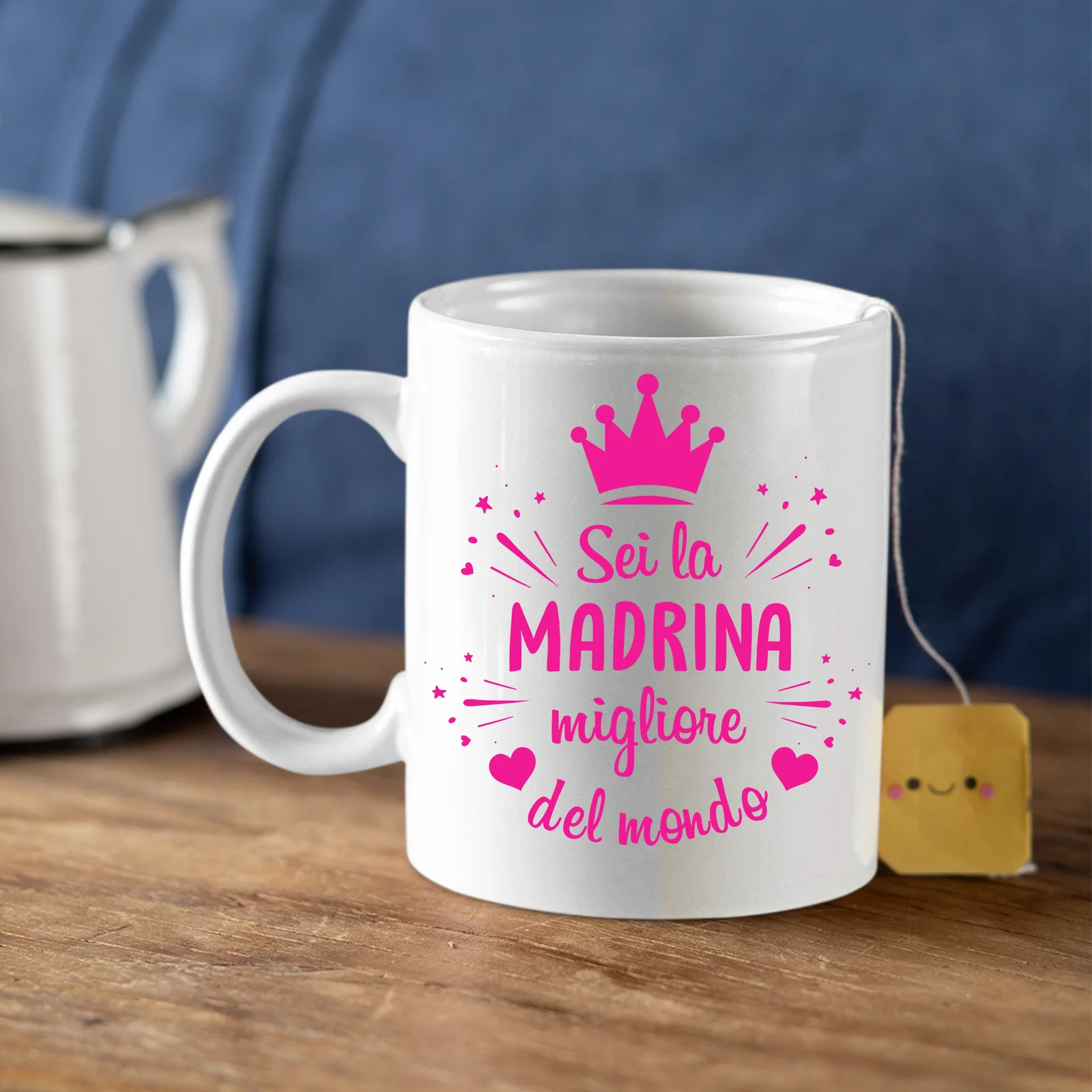 Tazza Madrina Migliore del Mondo Mug 11OZ Idea Regalo Madrina - immagine 6