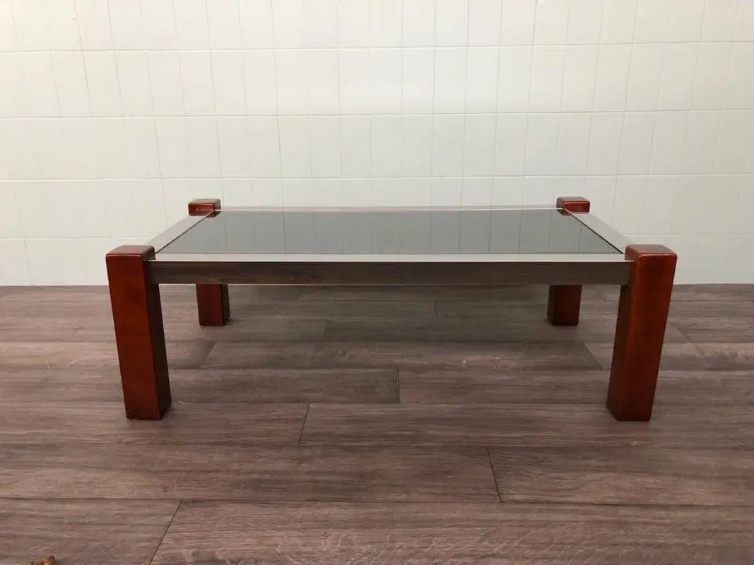 Tavolino da soggiorno modernariato italiano anni 70 - immagine 3