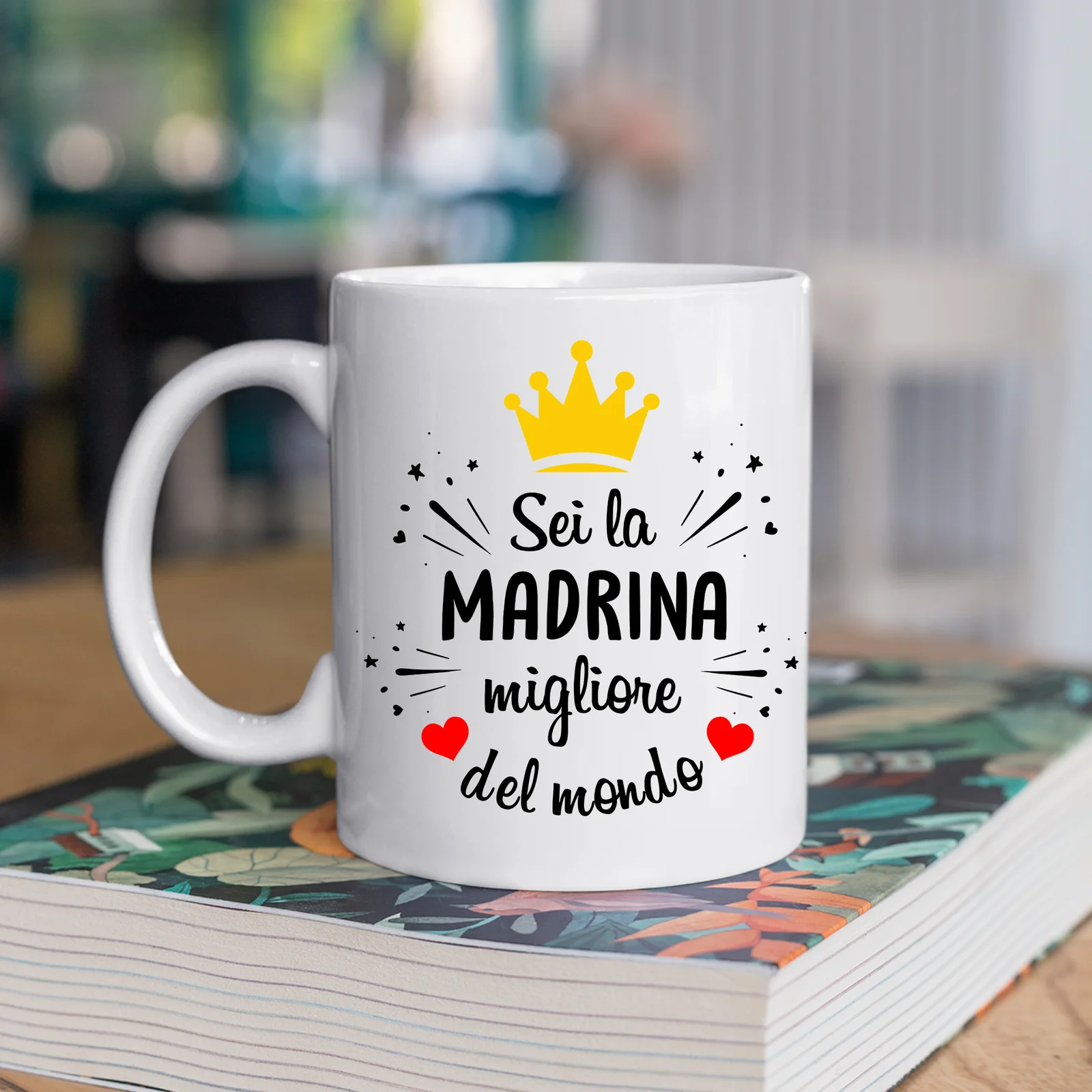 Tazza Madrina Sei la Madrina migliore del mondo Mug 11OZ Idea Regalo Madrina - immagine 2