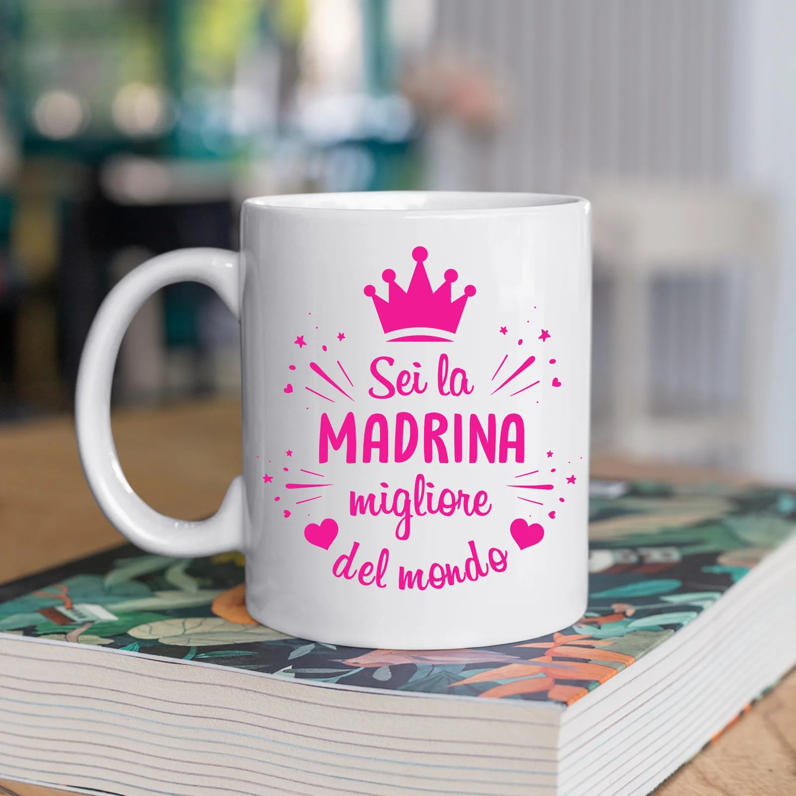 Tazza Madrina Migliore del Mondo Mug 11OZ Idea Regalo Madrina - immagine 2