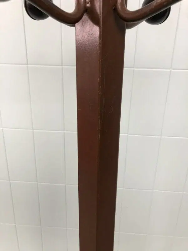 Appendiabiti vintage da terra in metallo anni 50 - immagine 9