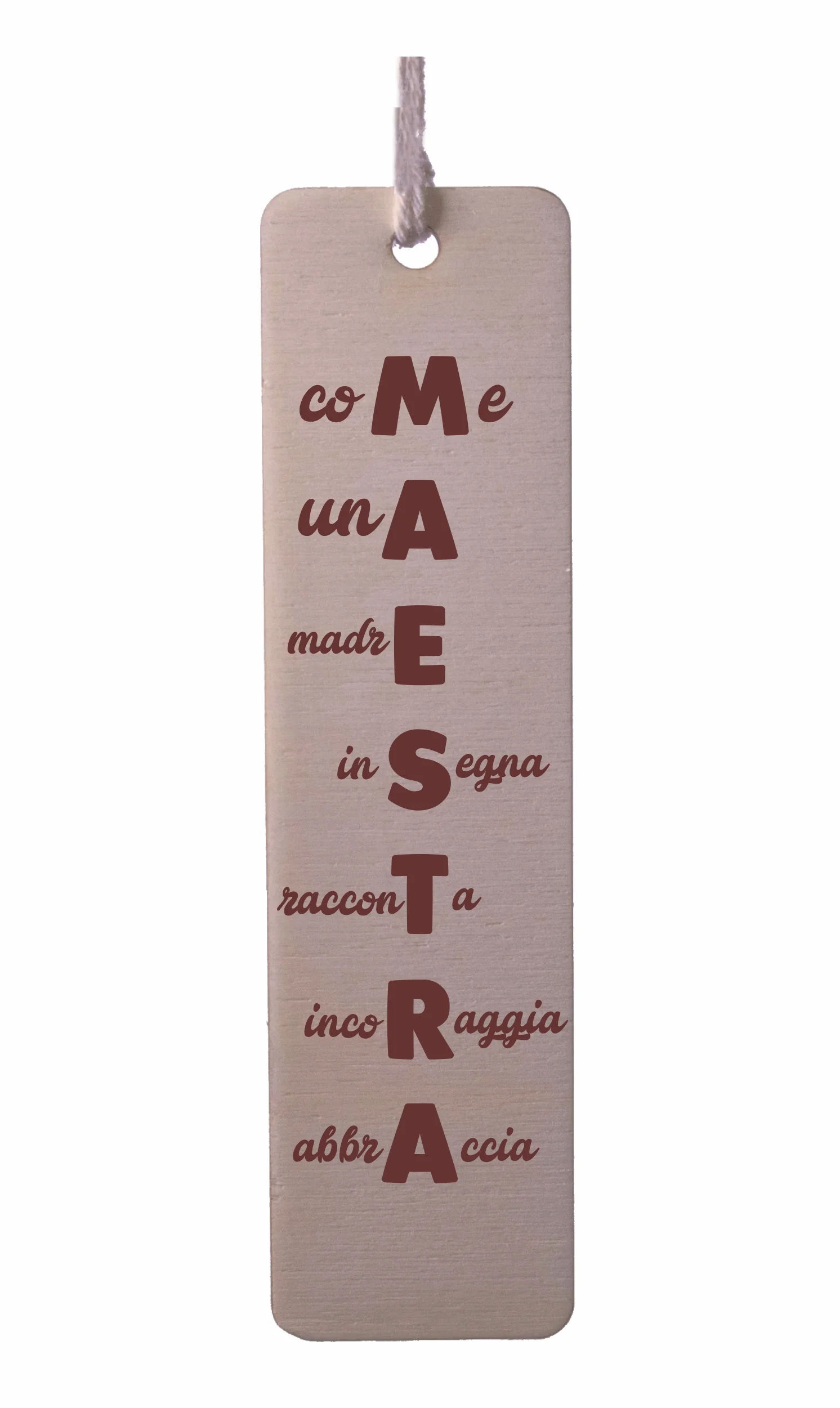 Coppia Segnalibri Maestra Grazie Maestra Segnalibro Regalo Fine Anno Scolastico - immagine 4