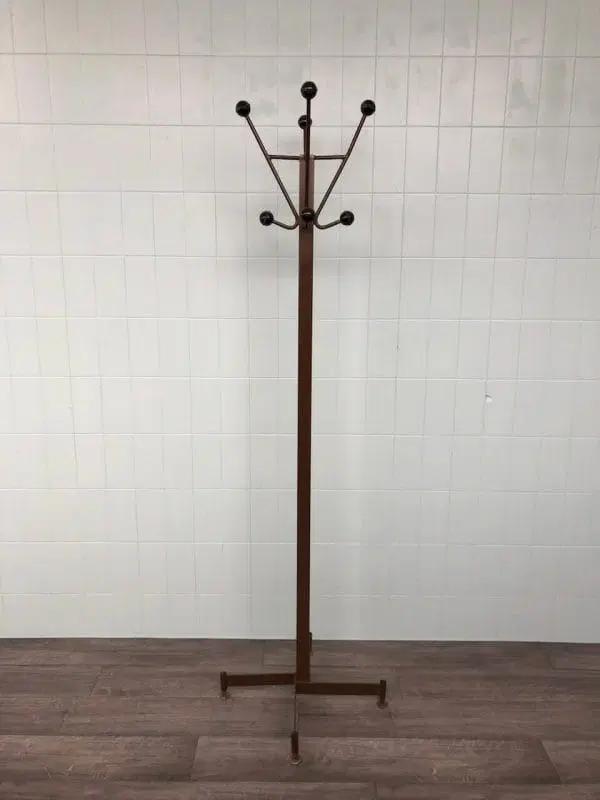 Appendiabiti vintage da terra in metallo anni 50 - immagine 2