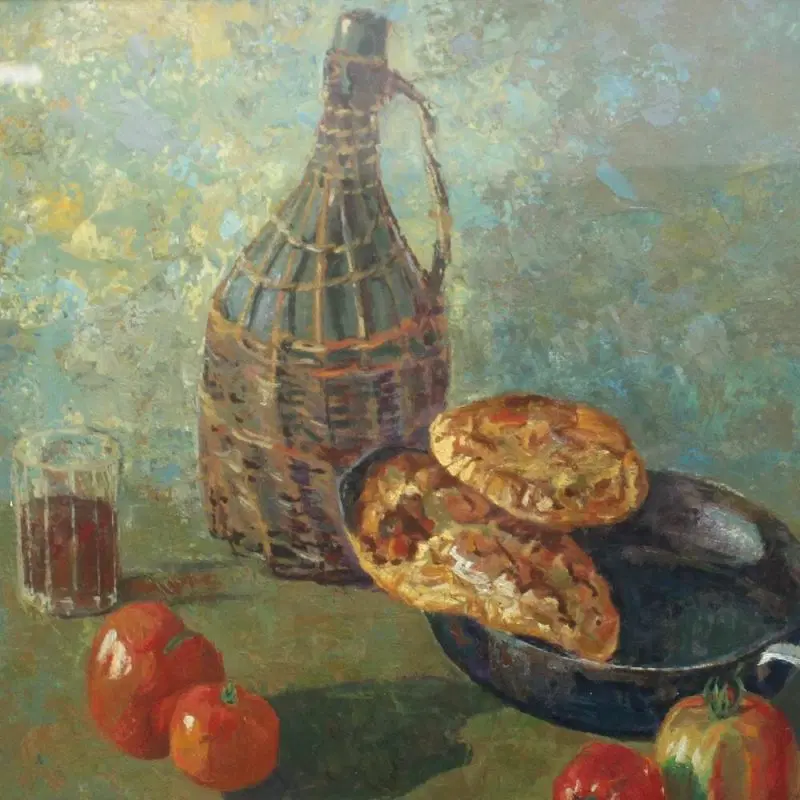 Dipinto ad olio “natura morta” – Walter Morselli - immagine 4