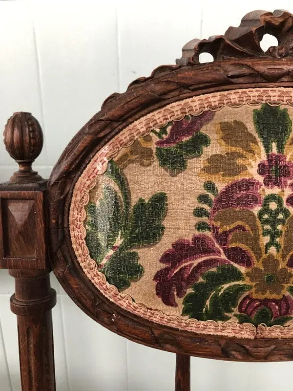 Coppia Di Sedie In Legno Di Faggio Intagliato In Stile Luigi XVI, Primi ‘900 - immagine 8