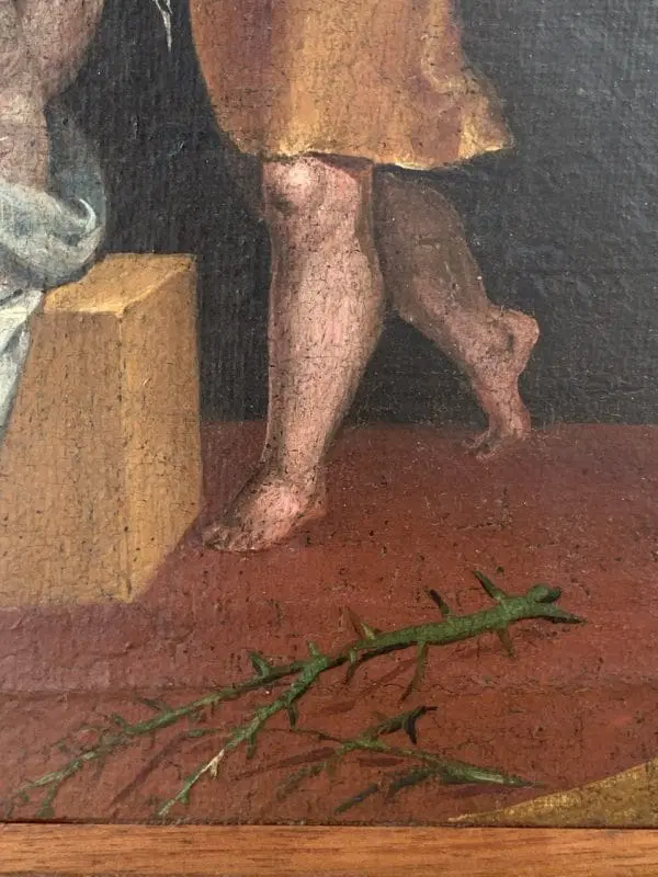 Pittore italiano (XVI sec.) – Cristo deriso. - immagine 6