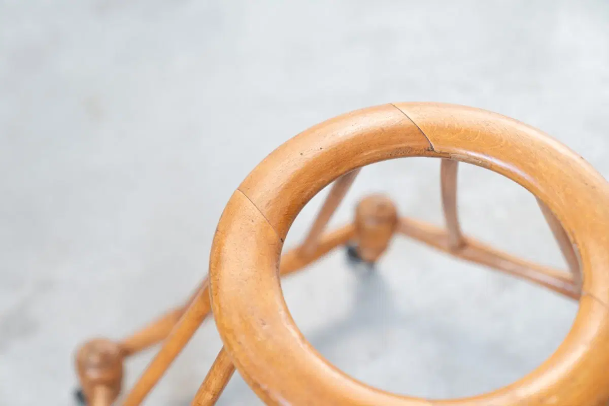 Vintage Beechwood Baby Walker, 1940s/1950s - immagine 4