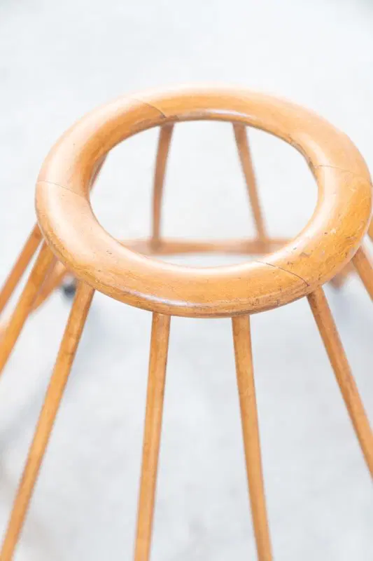 Vintage Beechwood Baby Walker, 1940s/1950s - immagine 7