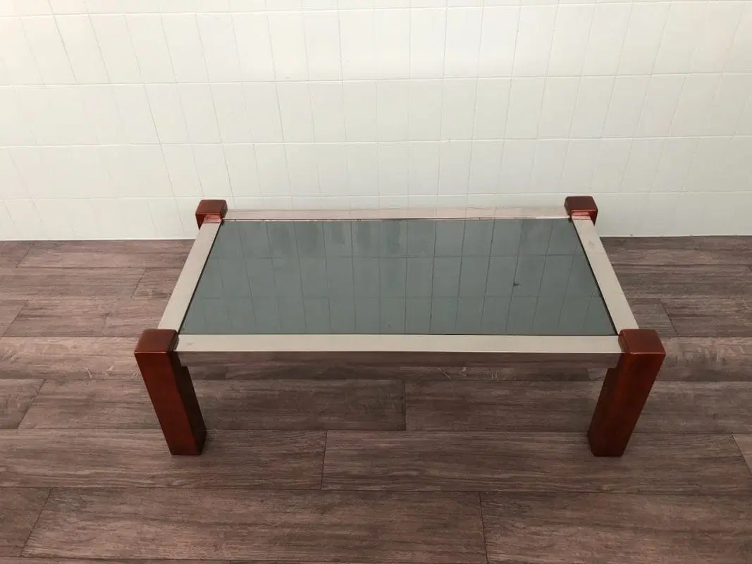 Tavolino da soggiorno modernariato italiano anni 70 - immagine 4