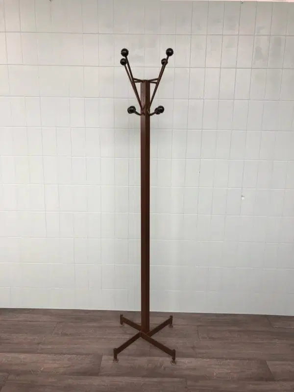Appendiabiti vintage da terra in metallo anni 50