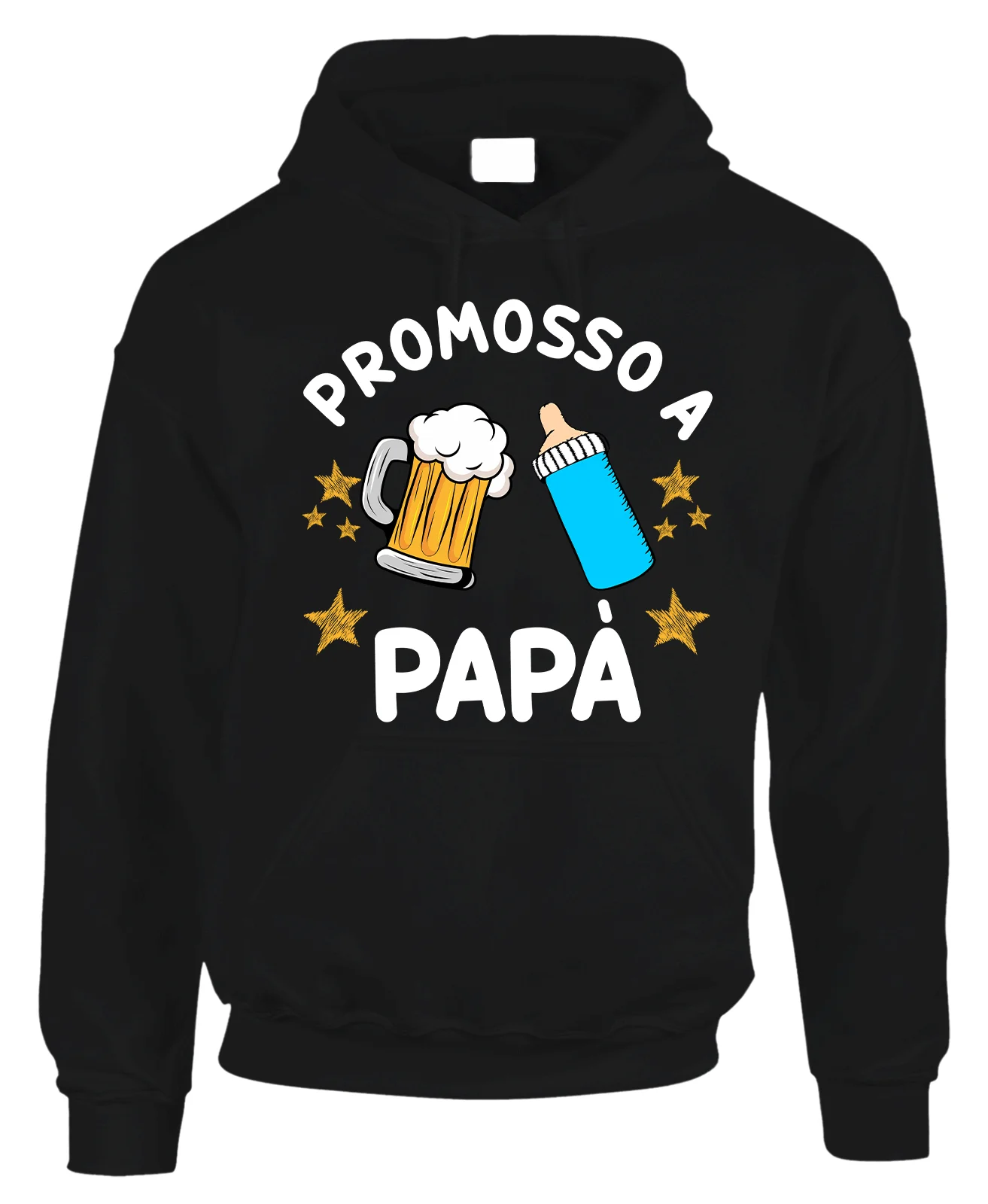 Felpa con cappuccio Papà Festa del Papà Promosso a Papà t-shirt divertente Idea regalo papà