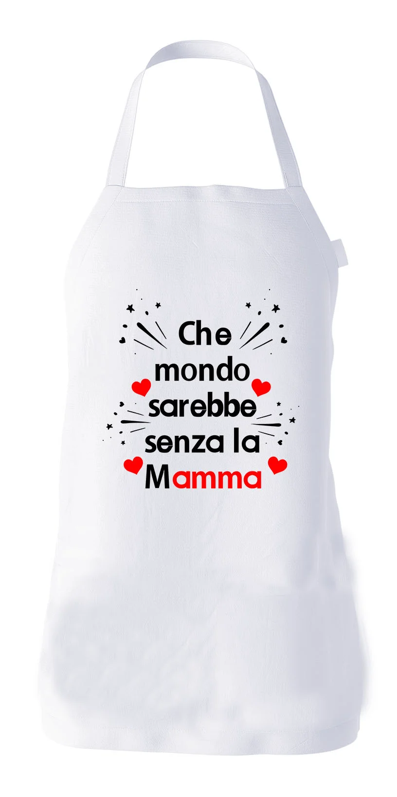 Grembiule da cucina Mamma Regalo Che Mondo sarebbe senza la Mamma Idea Regalo taglia Unica