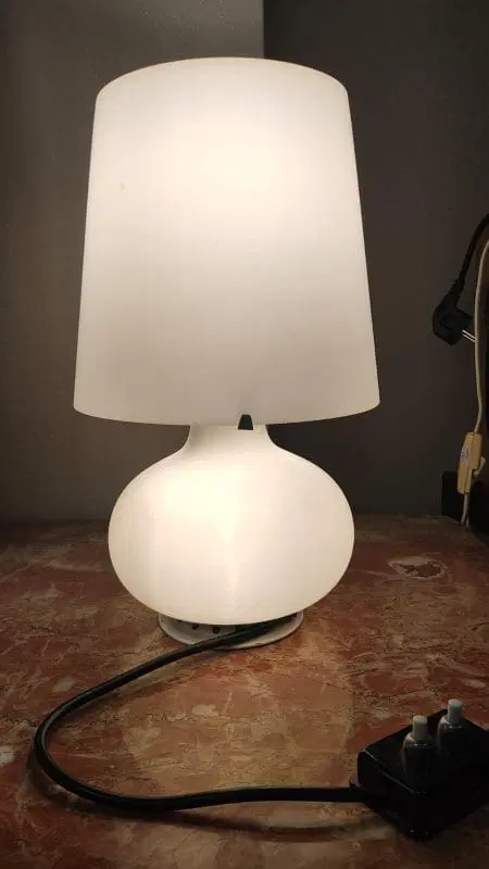 Lampada da tavolo Max Ingrand per Fontana Arte mod 1853 piccola anni 70