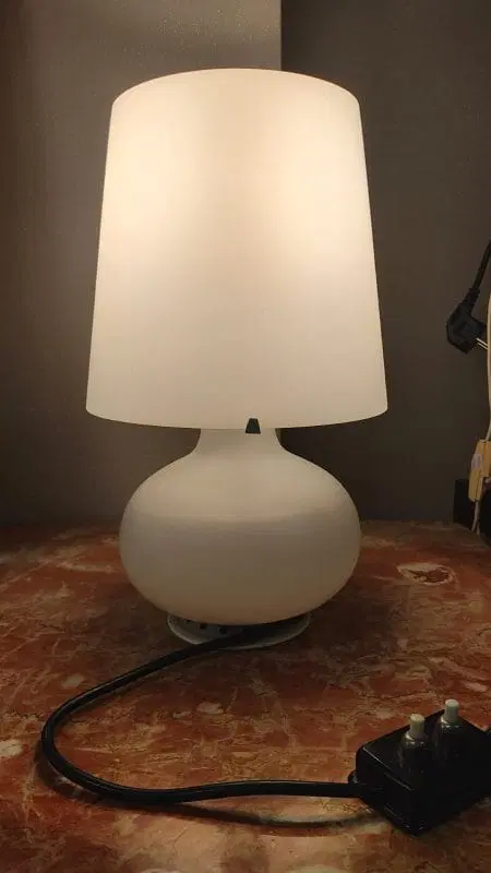 Lampada da tavolo Max Ingrand per Fontana Arte mod 1853 piccola anni 70 - immagine 2