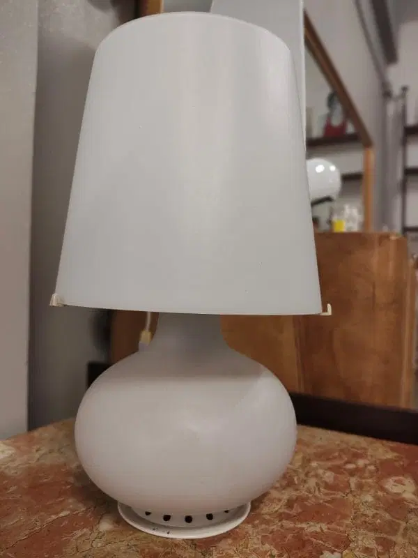 Lampada da tavolo Max Ingrand per Fontana Arte mod 1853 piccola anni 70 - immagine 5