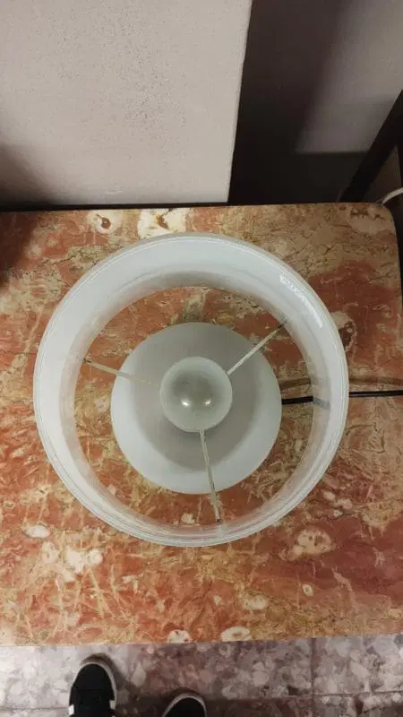 Lampada da tavolo Max Ingrand per Fontana Arte mod 1853 piccola anni 70 - immagine 6