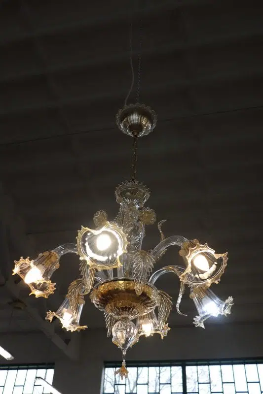 Lampadario 6 luci, Murano marchio la Murrina - immagine 2