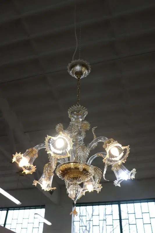 Lampadario 6 luci, Murano marchio la Murrina - immagine 3