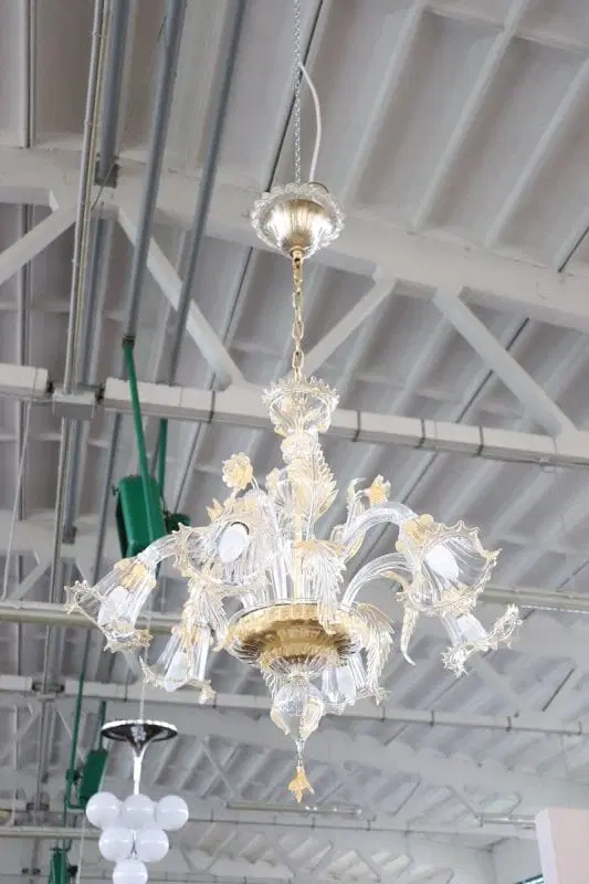 Lampadario 6 luci, Murano marchio la Murrina - immagine 5