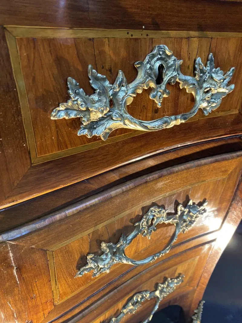 Louis XV commode from 18th century stamped - immagine 4