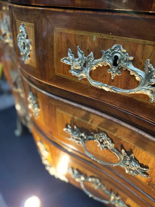 Louis XV commode from 18th century stamped - immagine 8