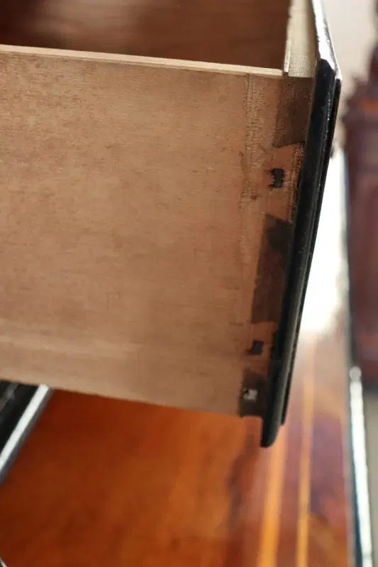 Raro Trumeau antico intarsiato piemonte alta epoca antiquariato secolo XVII ‘600 - immagine 8