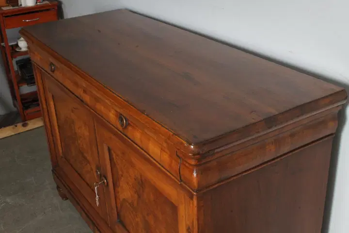 Antica credenza Carlo X in noce massello primi 800 Bologna. - immagine 5