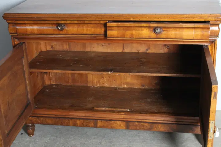 Antica credenza Carlo X in noce massello primi 800 Bologna. - immagine 7