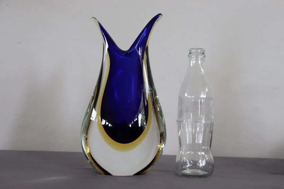 Murano anni ’70, vaso in vetro artistico vetreria Formia - immagine 9
