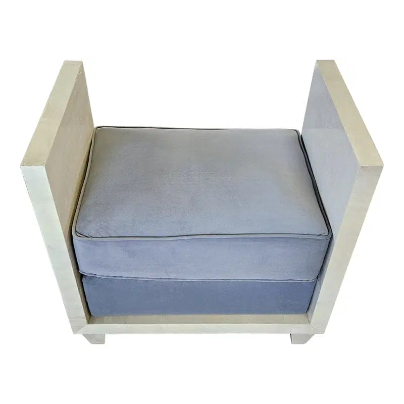 Pouf in pergamena vintage - immagine 3