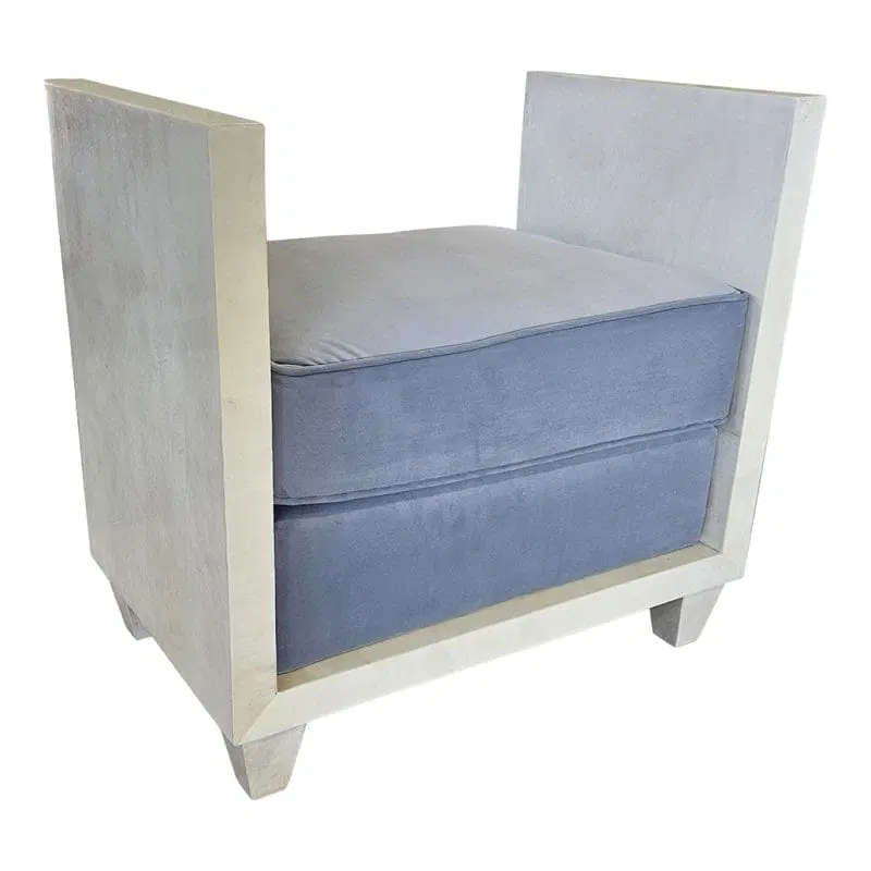 Pouf in pergamena vintage - immagine 4