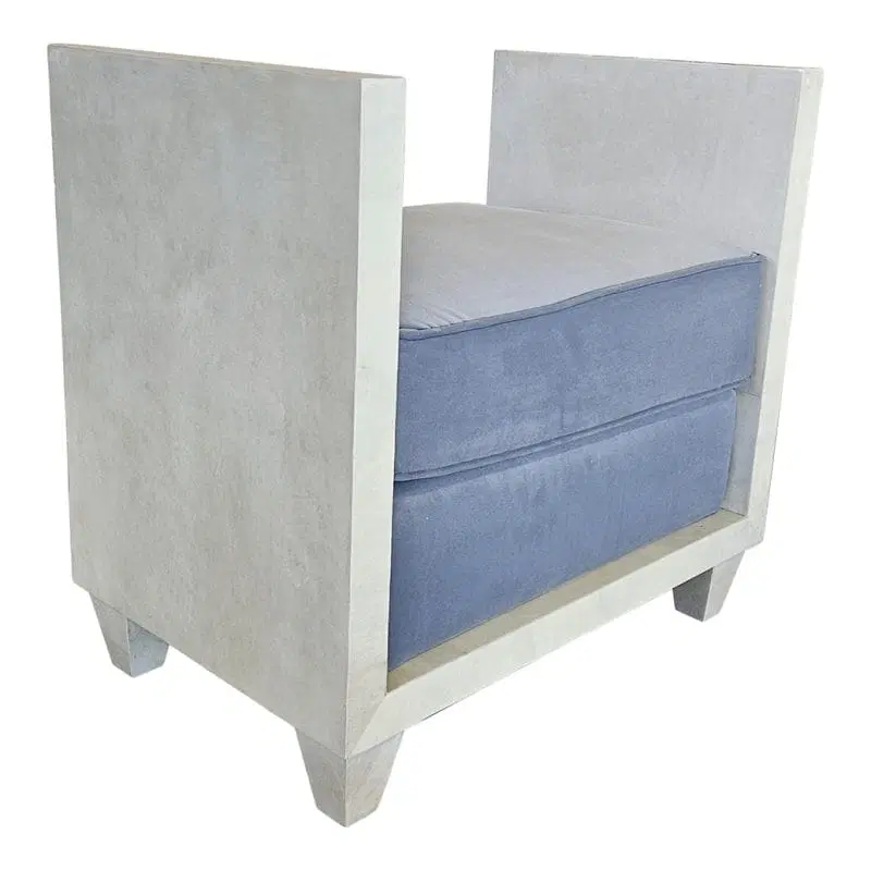 Pouf in pergamena vintage - immagine 5