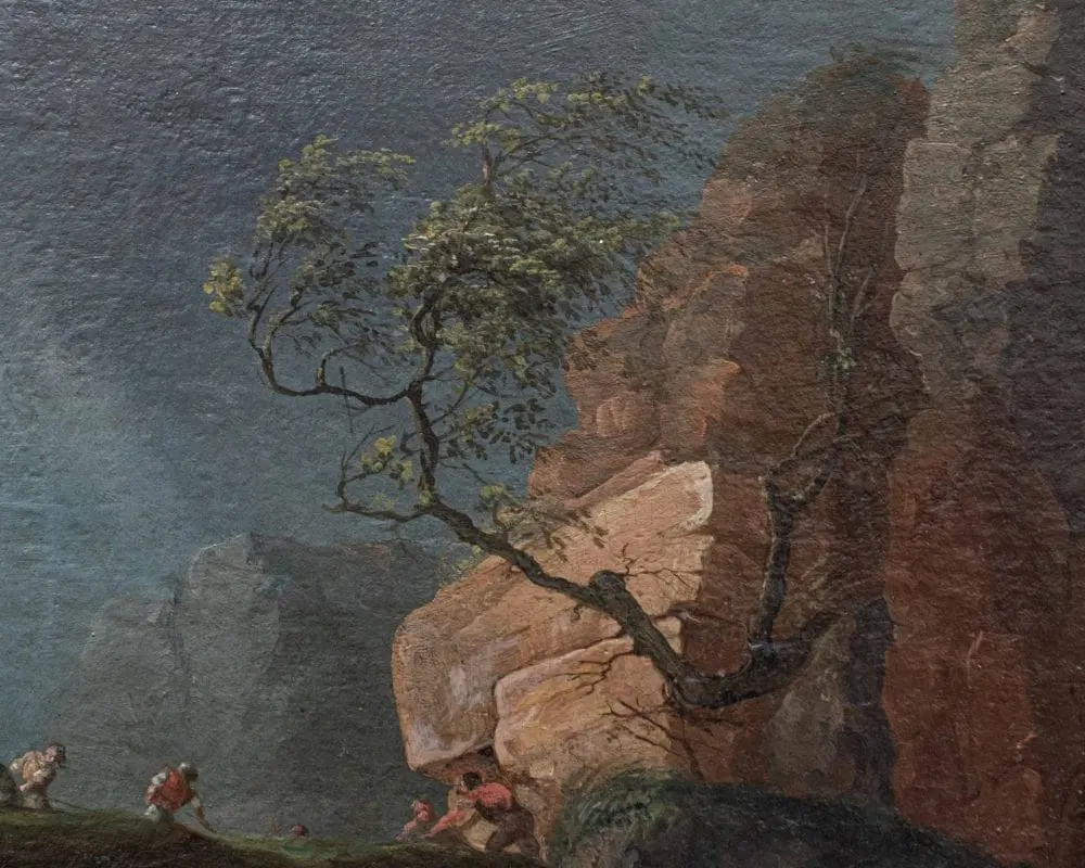 Francesco Fidanza (Roma, 1747- Milano, 1819) Marina in Tempesta - immagine 9