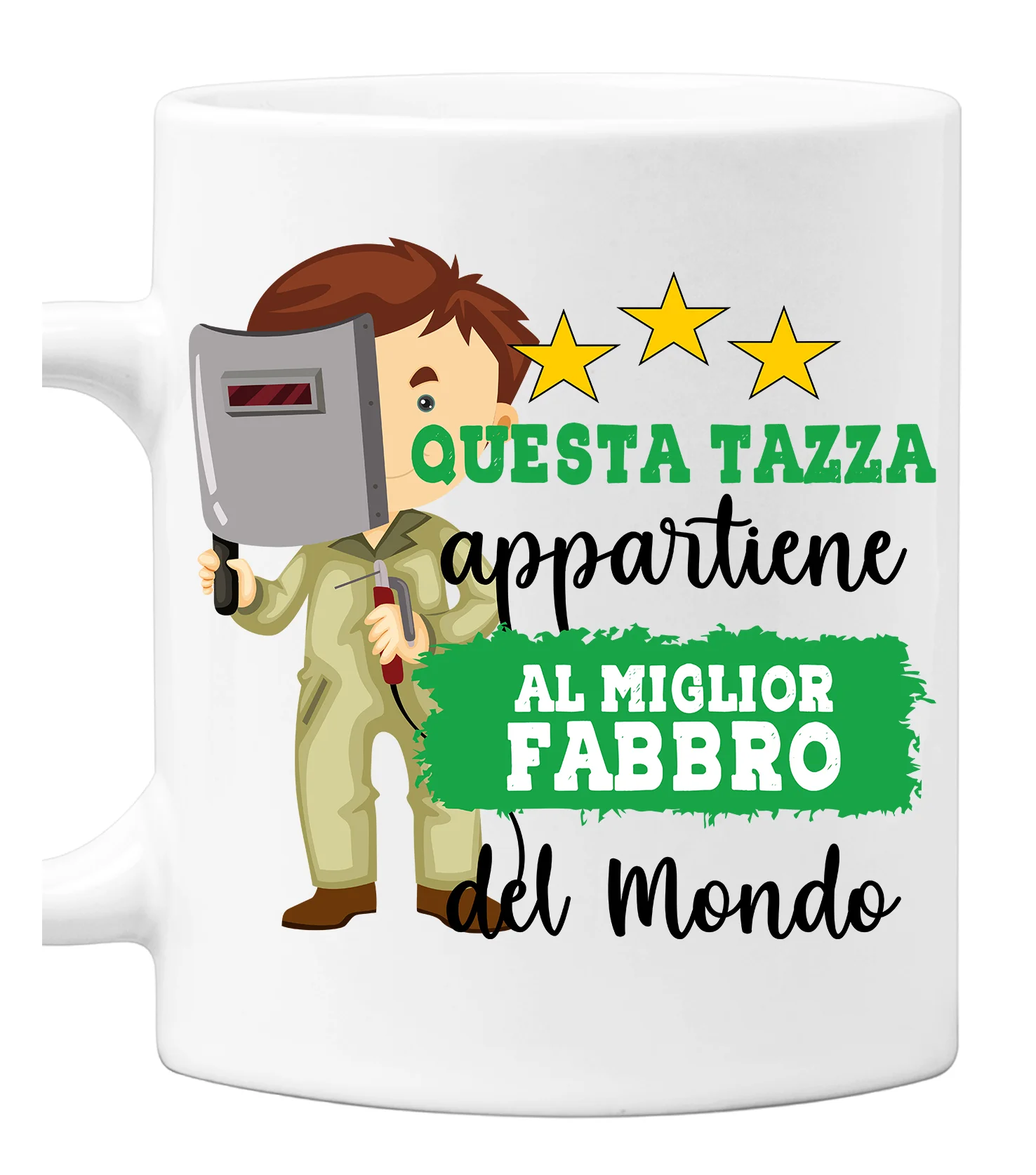 Tazza Fabbro Mestieri divertenti Questa tazza appartiene al migliore al mondo Idea regalo