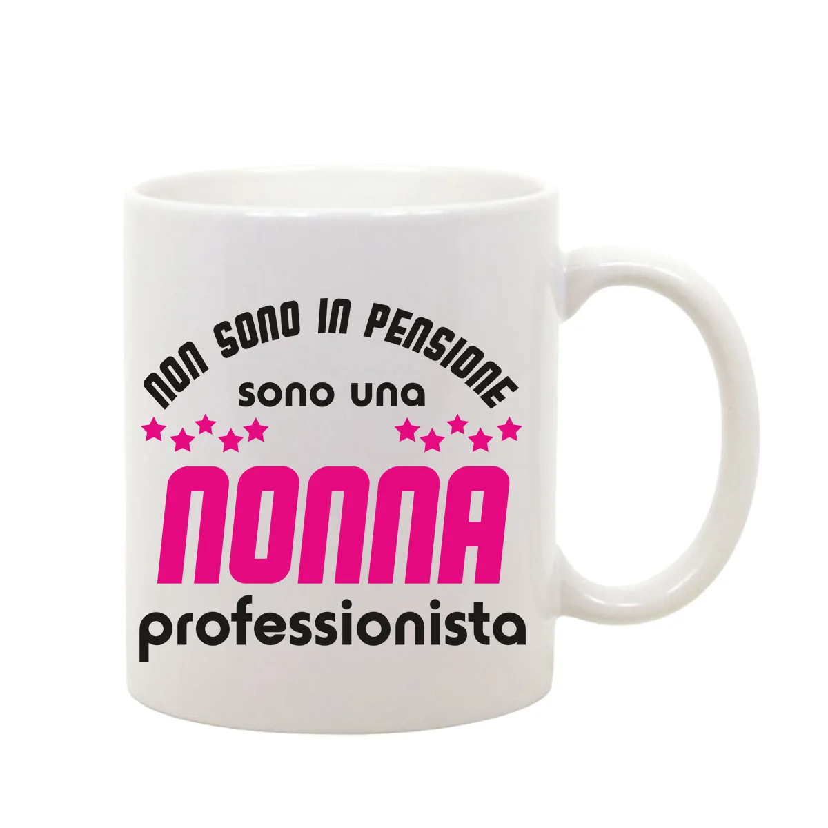 Tazza Mug in ceramica Nonna divertente gadget festa dei nonni Non sono in pensione, sono una nonna professionista – idea regalo nonna