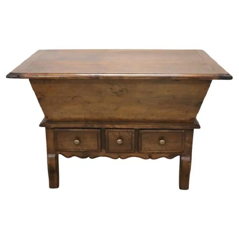 Antica madia in pioppo massello restaurata, secolo XIX