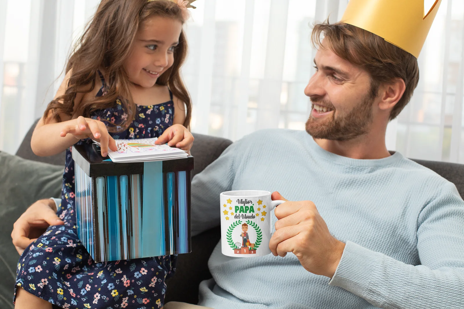 Tazza Festa del Papà Miglior papà del Mondo – idea regalo compleanno – festa del papà – divertenti - immagine 2