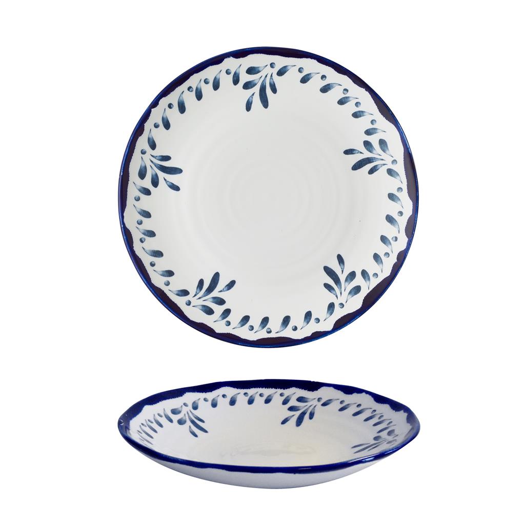 Piatto fondo bowl organico coupe harvest mediterranean ink cm.25