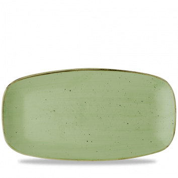Piatto rettangolare oblong chef stonecast sage green cm.35,5×18,9