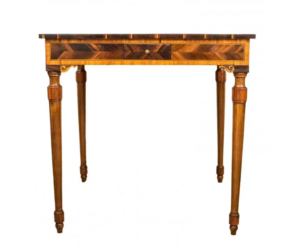 Primi decenni del XIX secolo, scuola di Giuseppe Maggiolini (1738 – 1814), Tavolino intarsiato - immagine 5