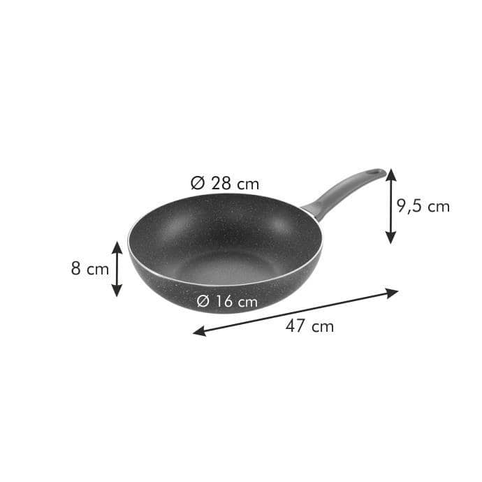 Tescoma Manico Rosso Wok diametro 28 cm antiaderente - immagine 4