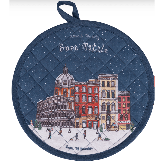 Villa d’Este Xmas in the city presina tonda set 4 pezzi - immagine 3